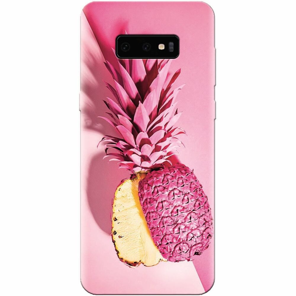 Husa silicon pentru Samsung Galaxy S10 Lite, Pink Pineapple