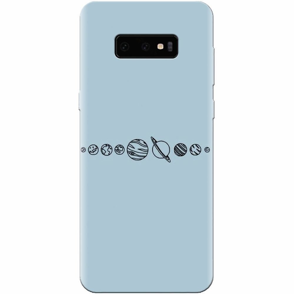 Husa silicon pentru Samsung Galaxy S10 Lite, Planets