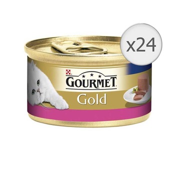 Hrana umeda pentru pisici Gourmet Gold, Mousse Vita, 24x85g Hrana umeda pentru pisici Gourmet Gold, Mousse Vita, 24x85g