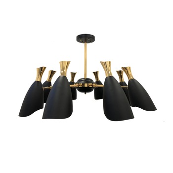 Candelabru Harlem, structura metalica cu 8 brate, designer edition, diametru 100 cm, Maison M Candelabru Harlem, structura metalica cu 8 brate, designer edition, diametru 100 cm, Maison M