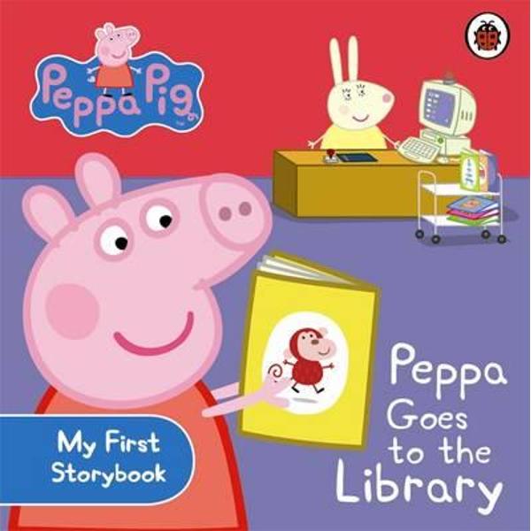 Peppa Pig: Peppa Goes to the Library: My First Storybook