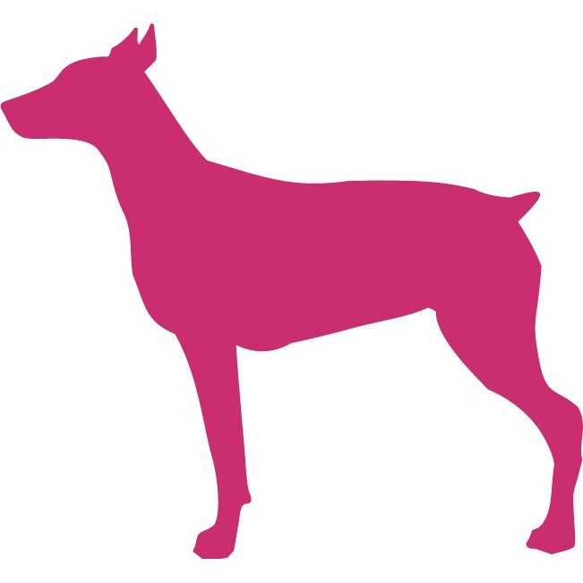 Caine - Sticker Decorativ - Magenta - 83 x 76 cm