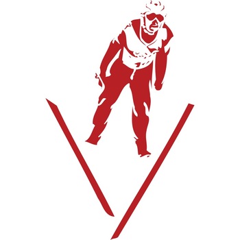 Schi - Sticker Decorativ - Rosu Cardinal - 65 x 105 cm Schi - Sticker Decorativ - Rosu Cardinal - 65 x 105 cm