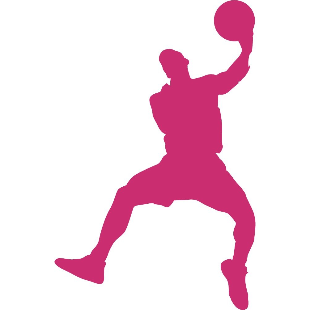 Baschet - Sticker Decorativ - Magenta - 100 x 157 cm