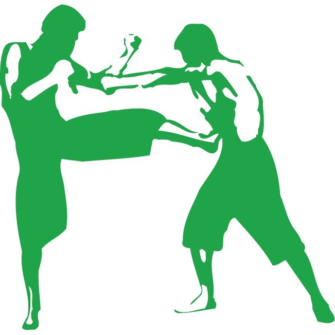 Sticker sport - Sticker Decorativ - Verde - 110 x 107 cm