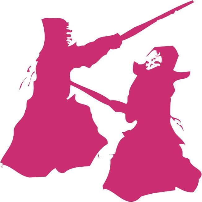 Kendo - Sticker Decorativ - Magenta - 110 x 110 cm