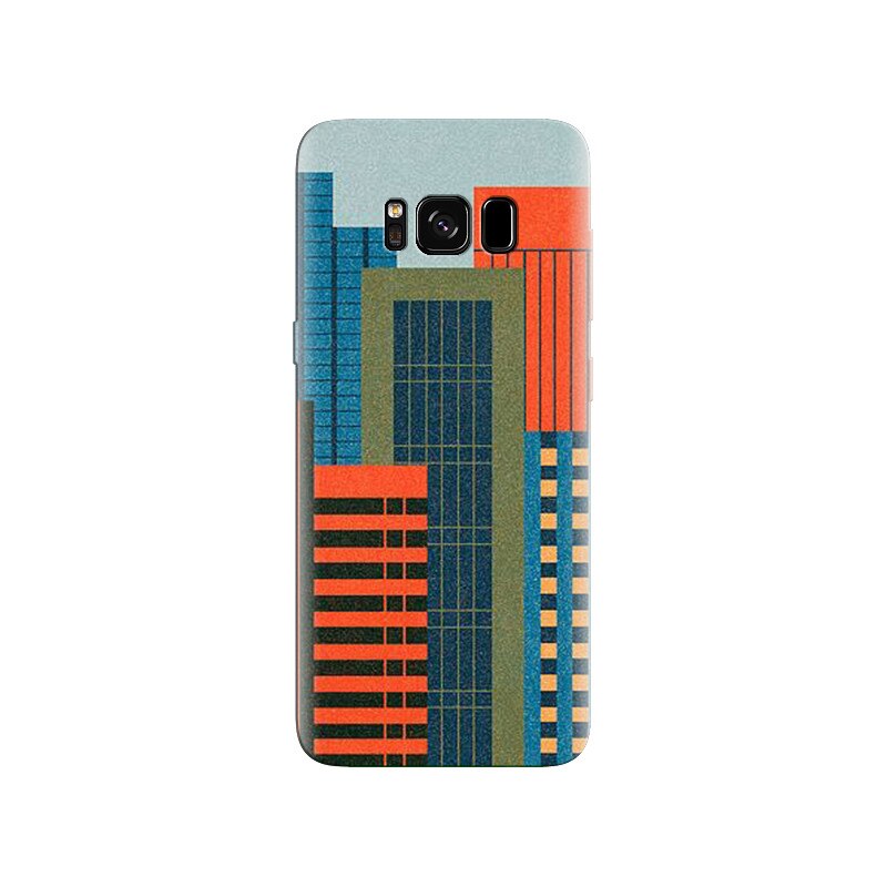 Husa Samsung S8 Plus Minimalist City Buildings Drawing