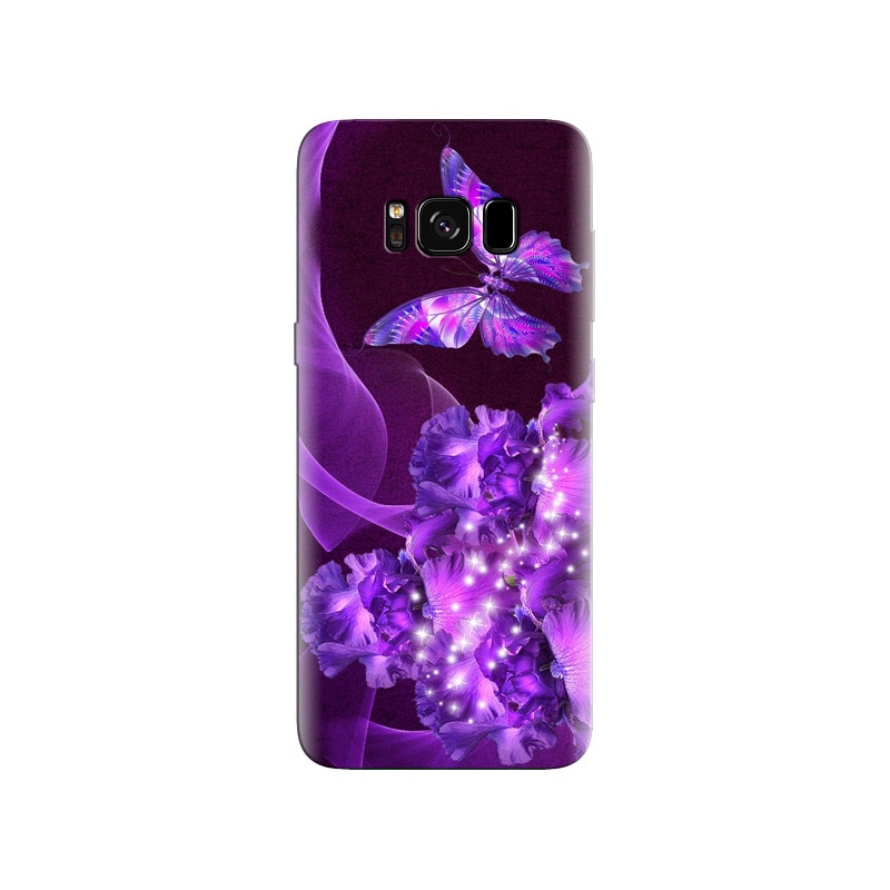 Husa Samsung S8 Purple Butterfly 005