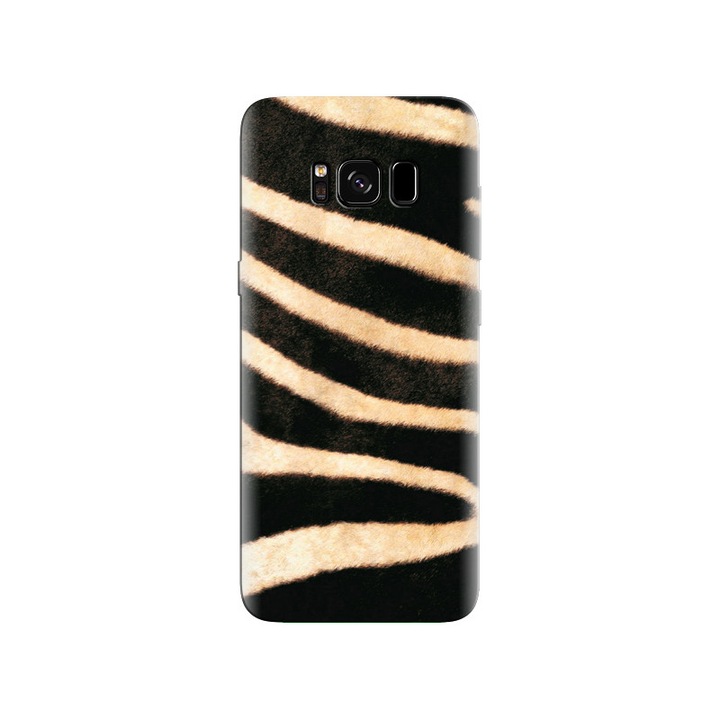 Husa din silicon compatibila cu Samsung Galaxy S8 - model Zebra Skin Unique