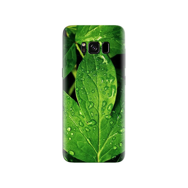 Husa Samsung S8 Plus Morning Dew Green Leaf