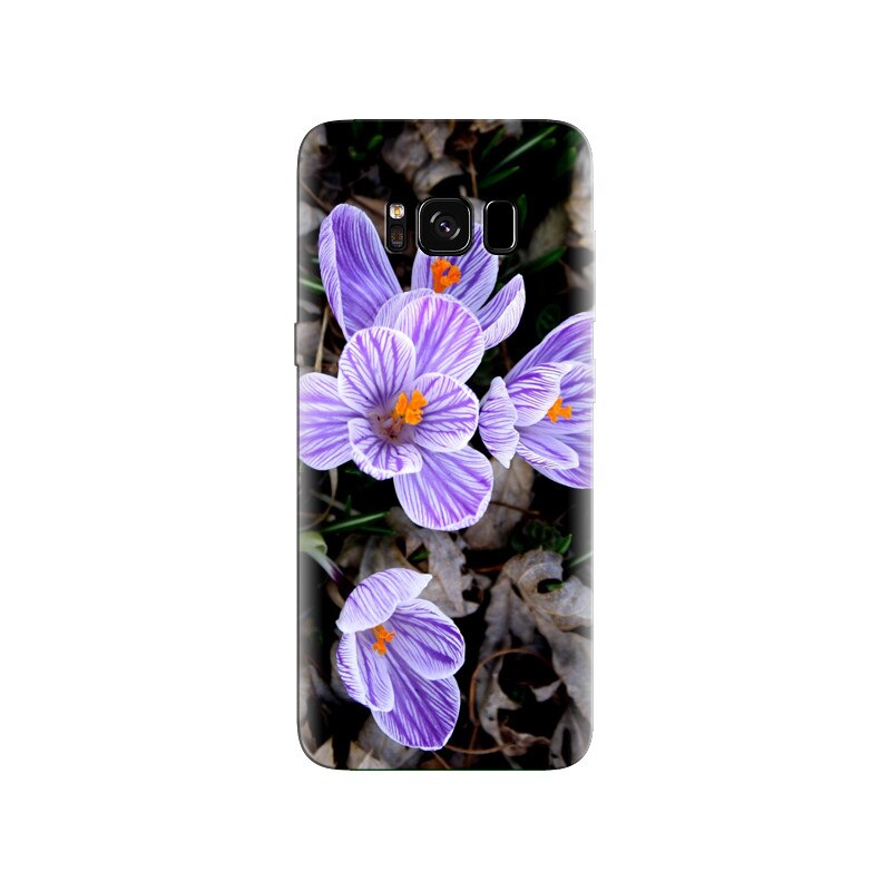Husa Samsung S8 Plus Purple Flowers