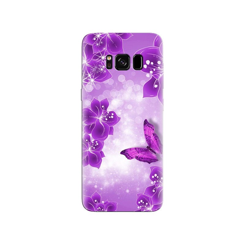 Husa Samsung S8 Plus Purple Butterfly