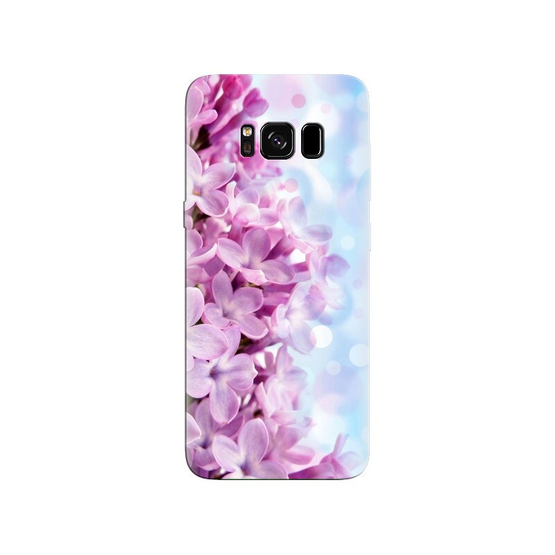 Husa Samsung S8 Purple Flowers 001