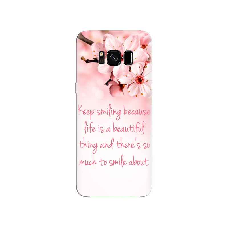 Husa Samsung S8 Quotes Pink 002