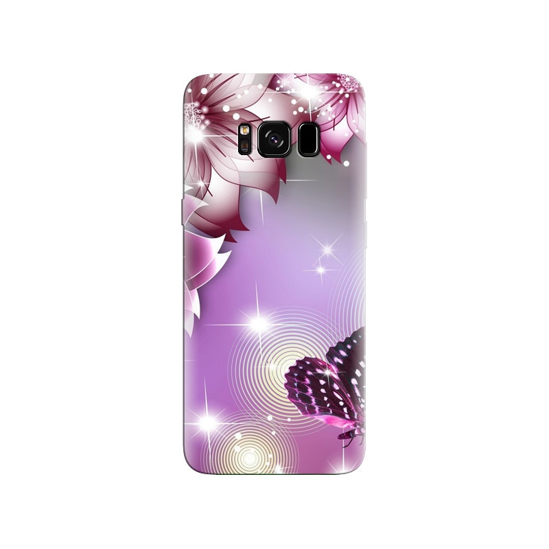 Husa Samsung S8 Purple Butterfly Cellphone