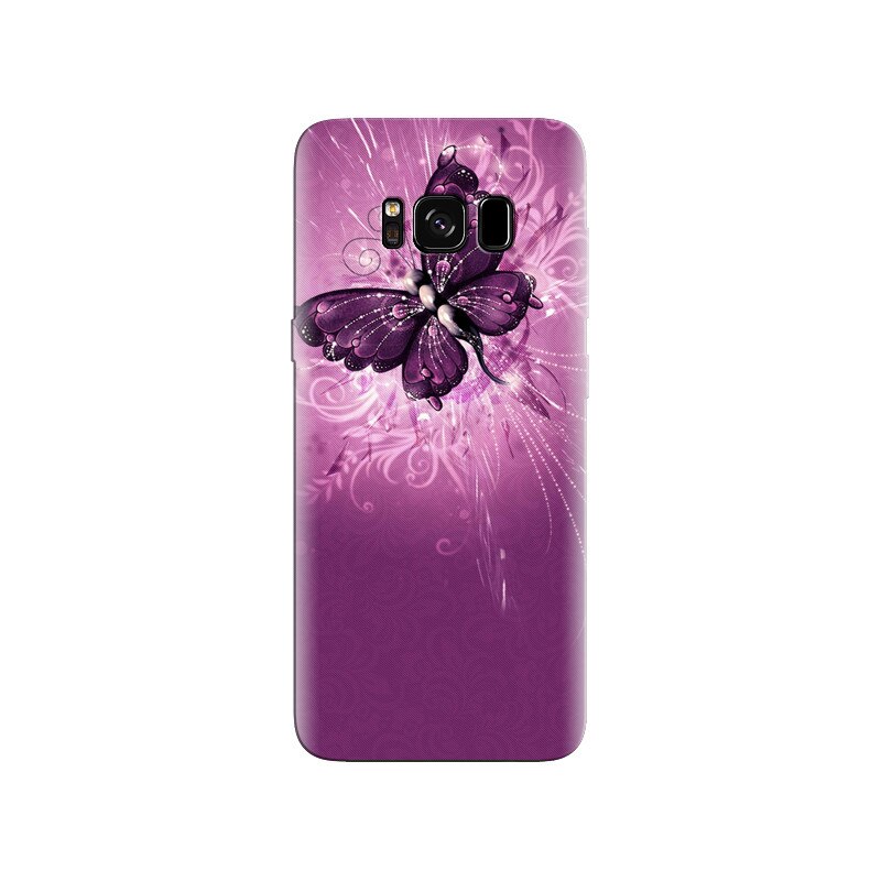 Husa Samsung S8 Plus Purple Butterfly 004