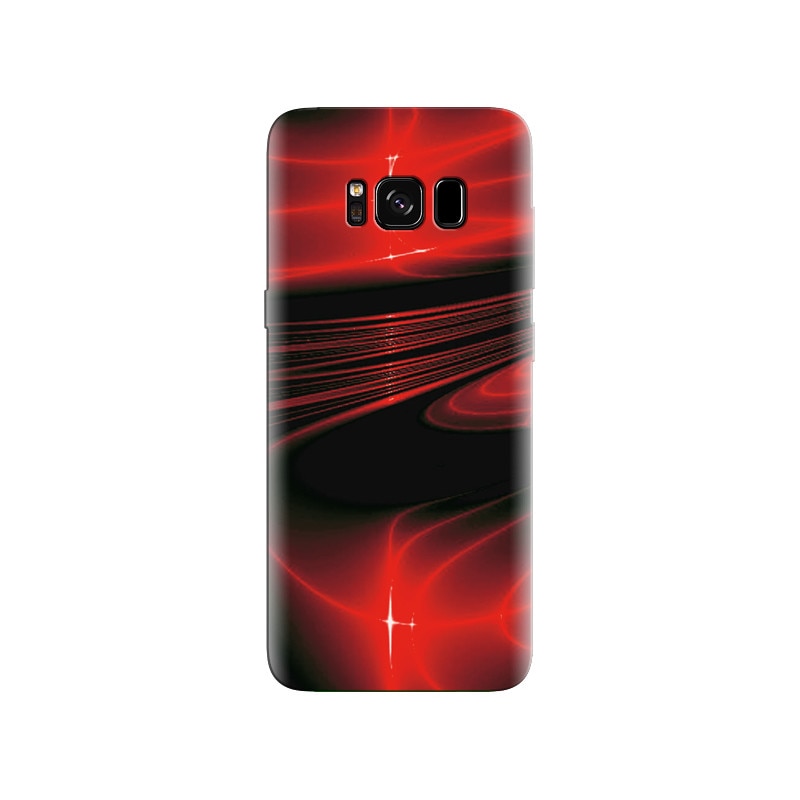 Husa Samsung S8 Red Color Design Background