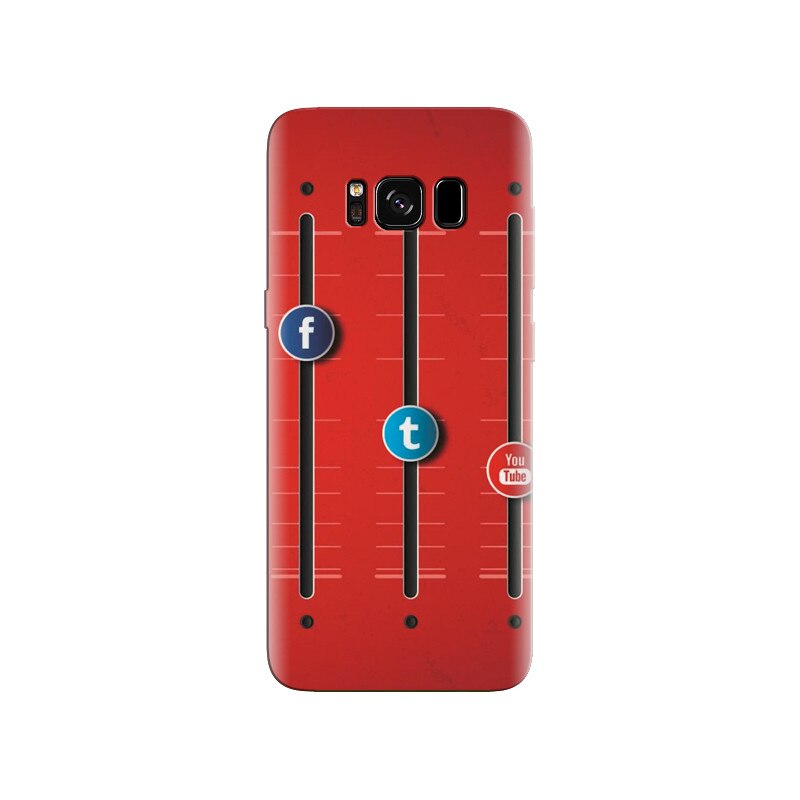 Husa Samsung S8 Social Networks Equalizer On
