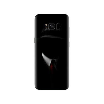 Husa Samsung S8 Plus Shadow Man Black Suit Hat Red Tie Husa Samsung S8 Plus Shadow Man Black Suit Hat Red Tie