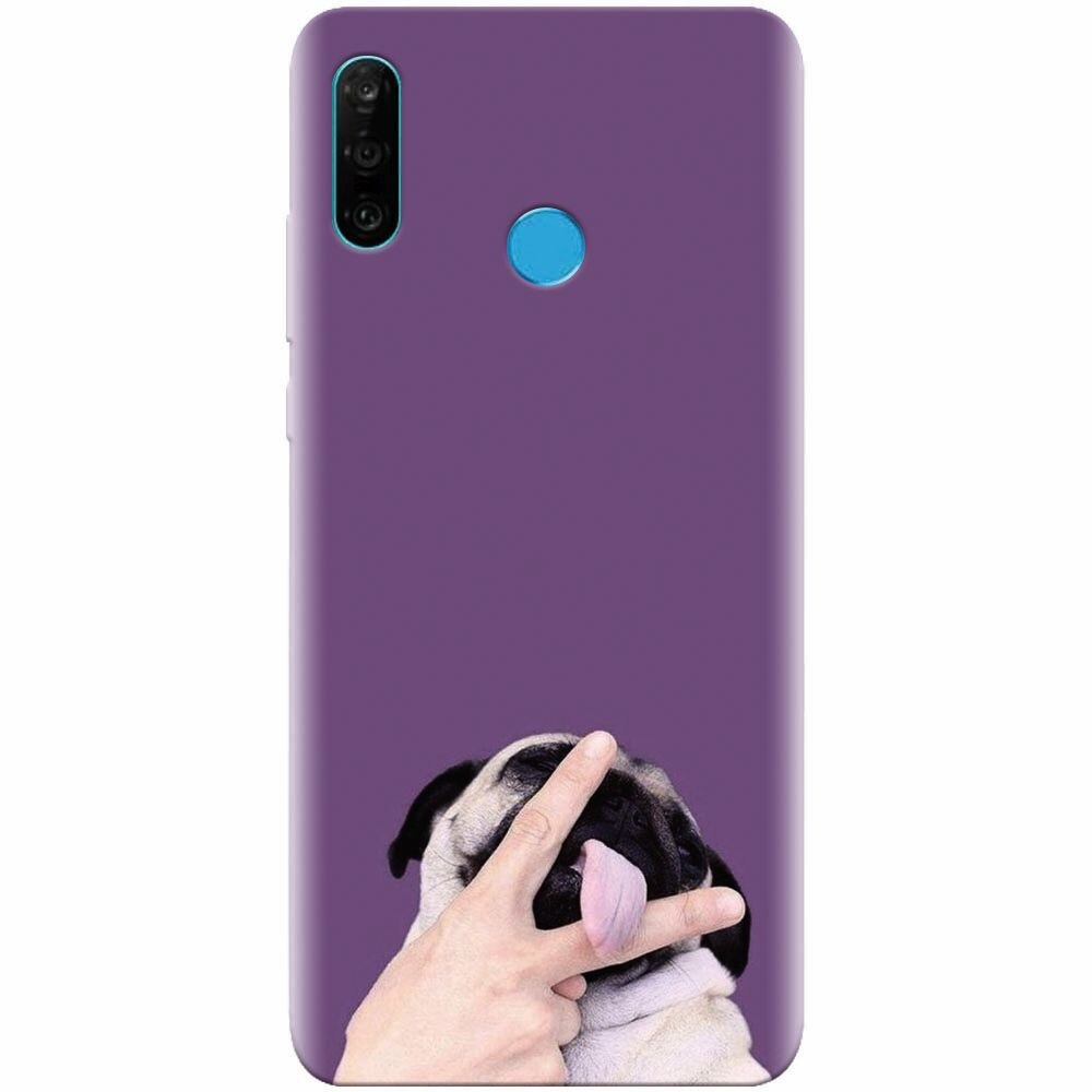 Husa silicon pentru Huawei P30 Lite, Cute Dog 2