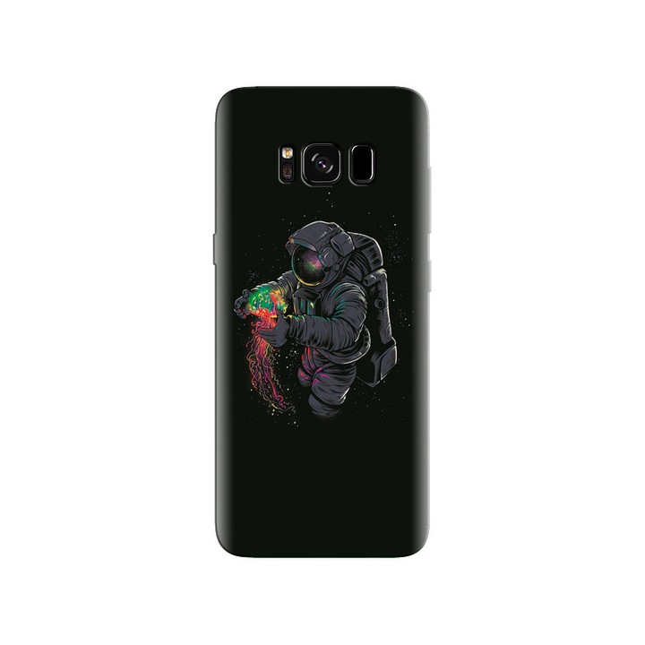 Husa din silicon compatibila cu Samsung Galaxy S8 - model Space Jelly