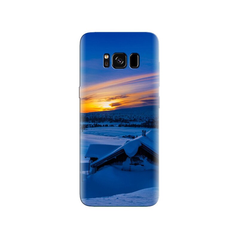 Husa Samsung S8 Snow Cottage Sunsetest