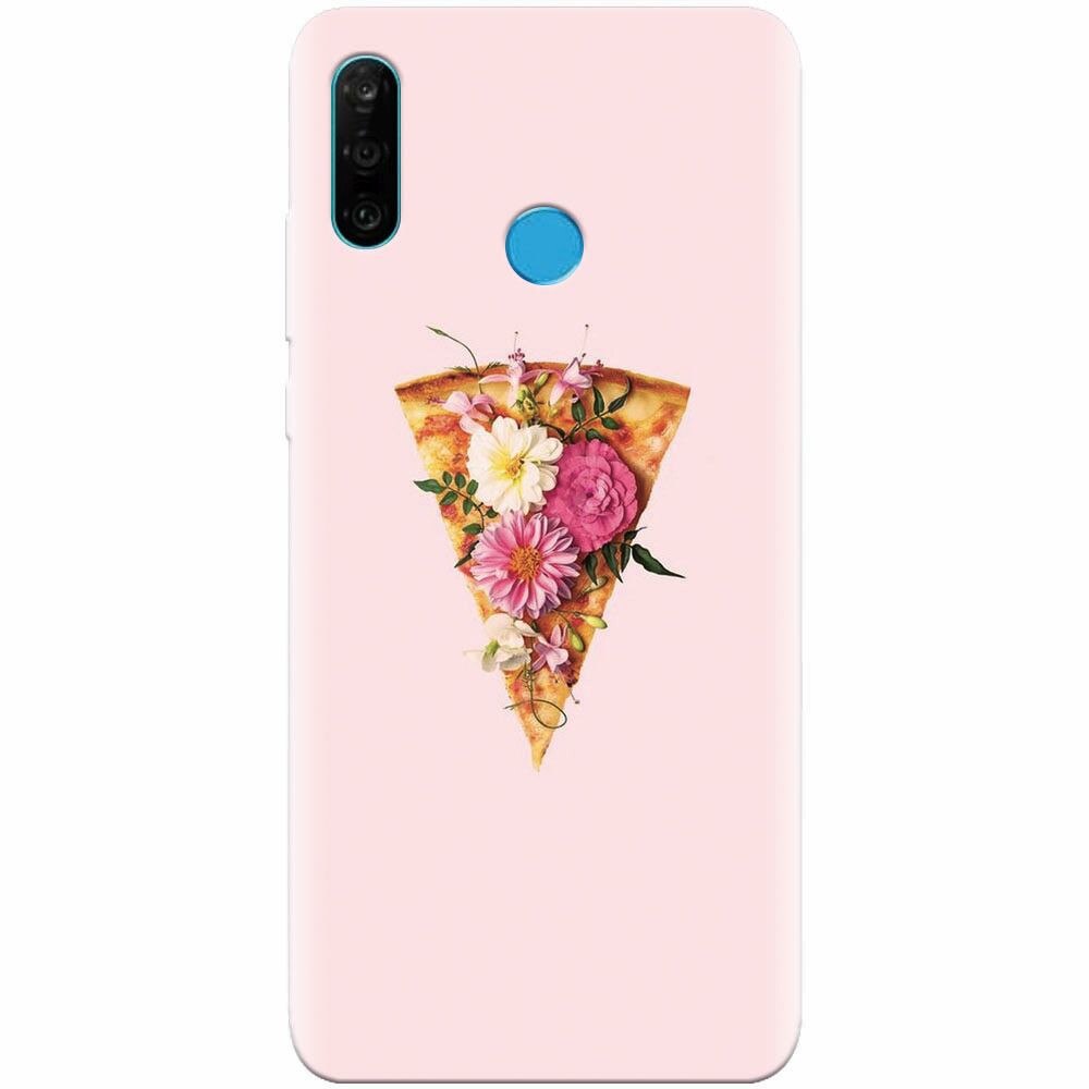 Husa silicon pentru Huawei P30 Lite, Flower Pizza