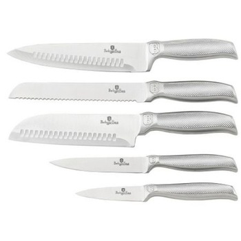 Set cutite inox 6 piese, suport inox, Kikoza Collection, BH-2269 Set cutite inox 6 piese, suport inox, Kikoza Collection, BH-2269