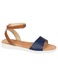 Sandale cu talpa joasa , D&J Exclusive, Bleumarin-maro, 37 EU