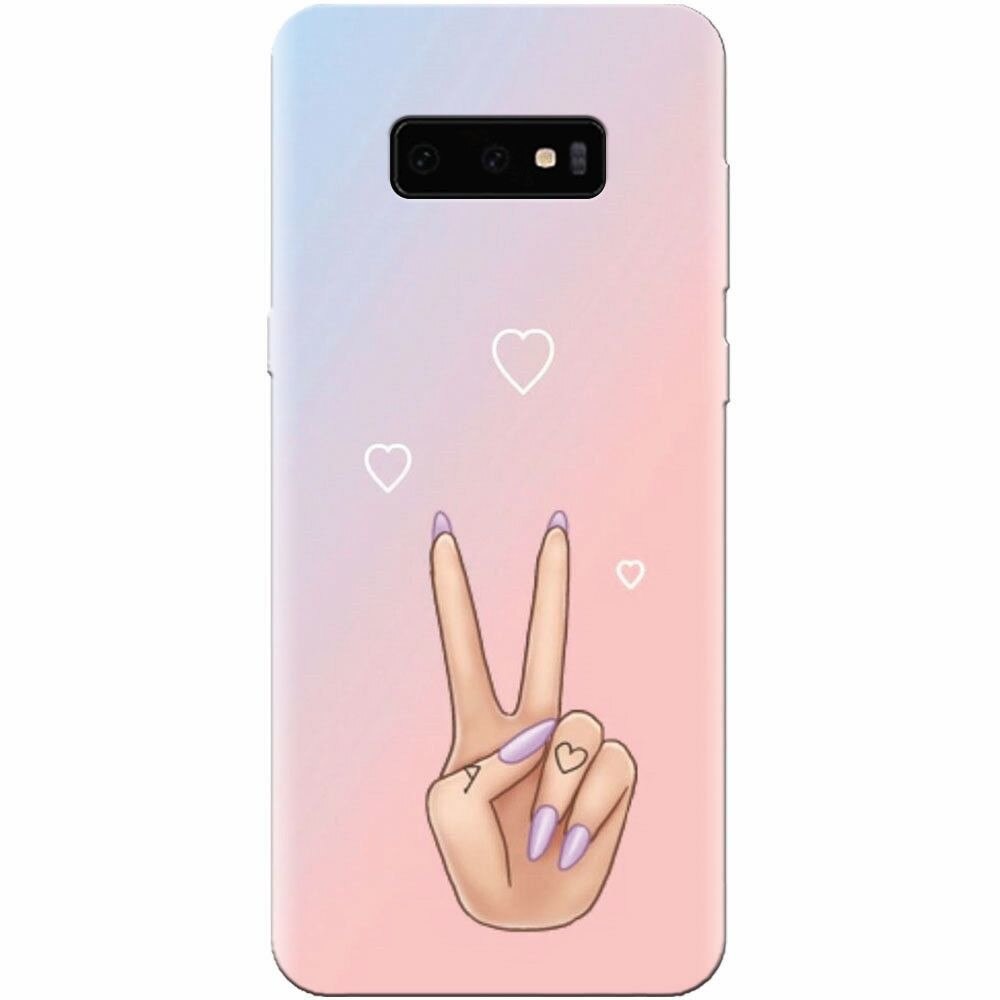Husa silicon pentru Samsung Galaxy S10 Lite, Victory Love