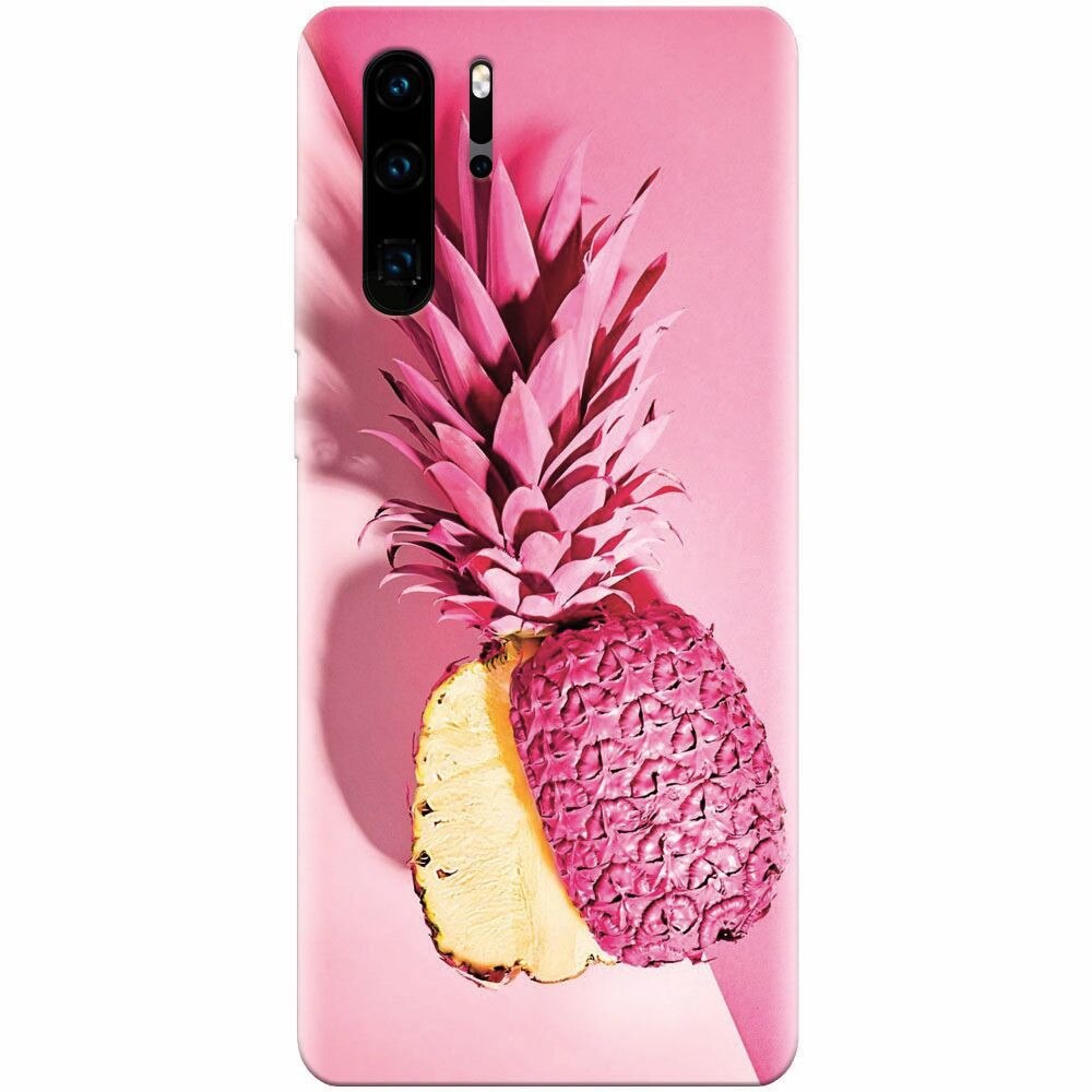 Husa silicon pentru Huawei P30 Pro, Pink Pineapple