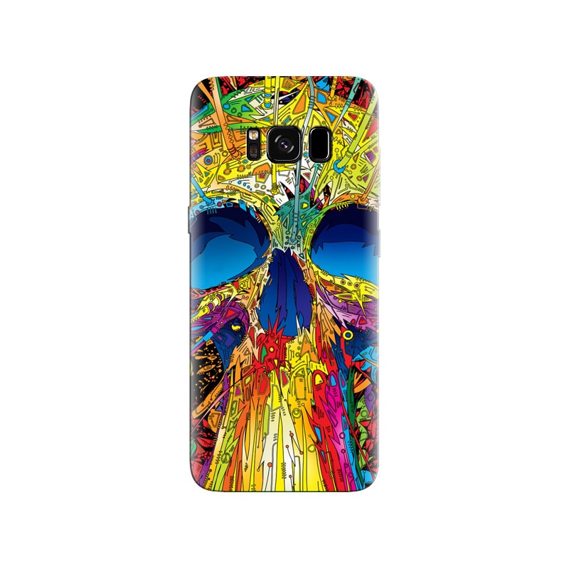 Husa Samsung S8 Abstract Multicolored Skull