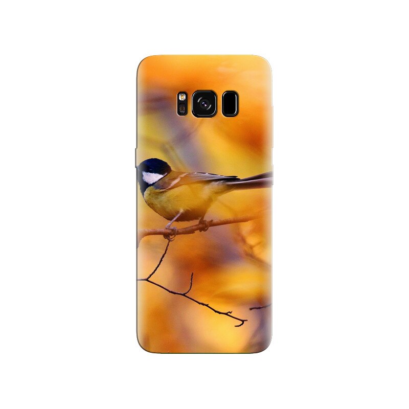 Husa Samsung S8 Bird On Autumn Branch Bokeh