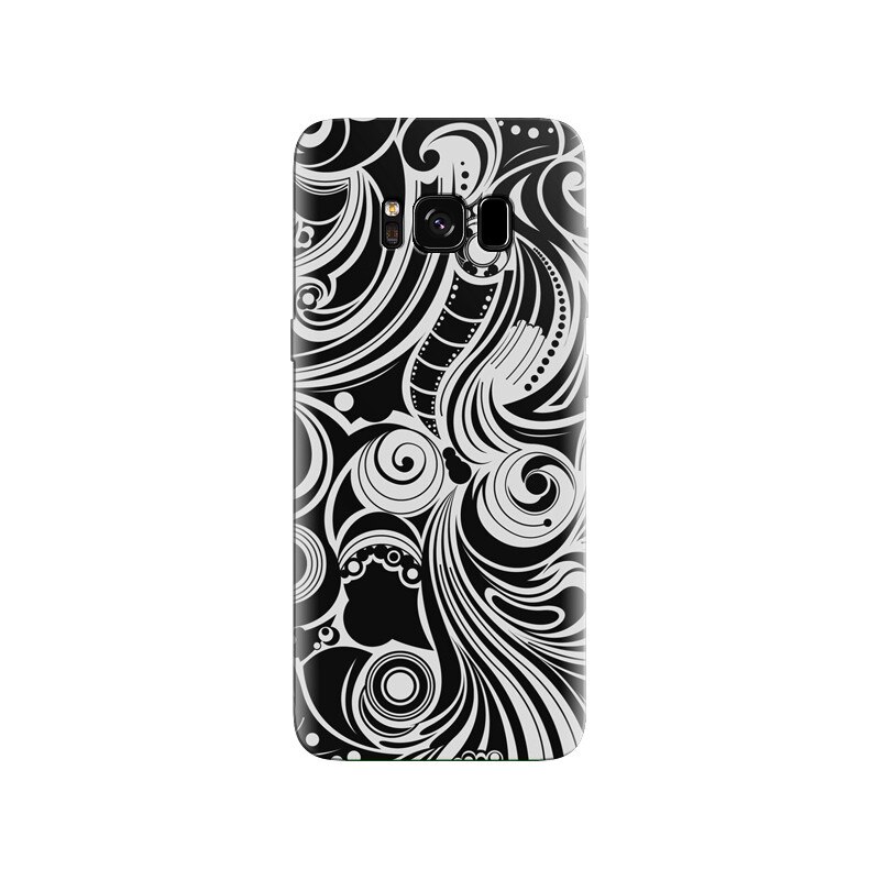 Husa Samsung S8 Plus Black And White Spiral Pattern