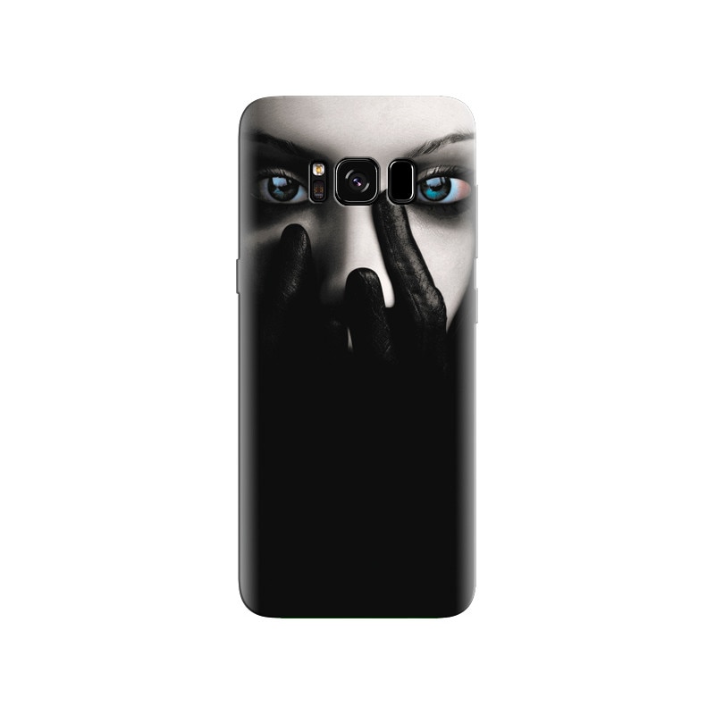 Husa Samsung S8 Beautiful Girls Sketch With Blue Eyes 3g