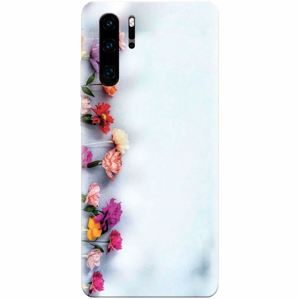 Husa silicon pentru Huawei P30 Pro, Flowers