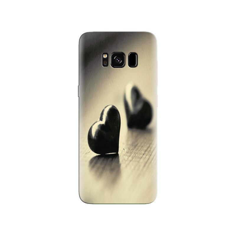 Husa Samsung S8 Black And White Hearts