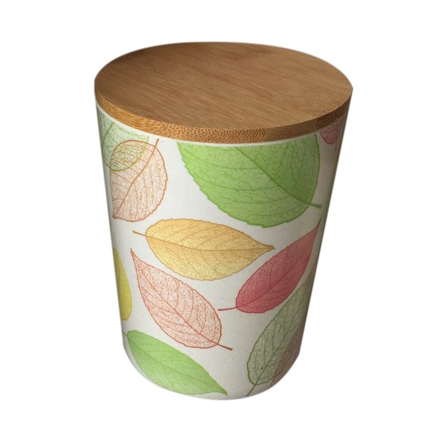 Recipient depozitare cu capac - din bambus Grunberg BM007