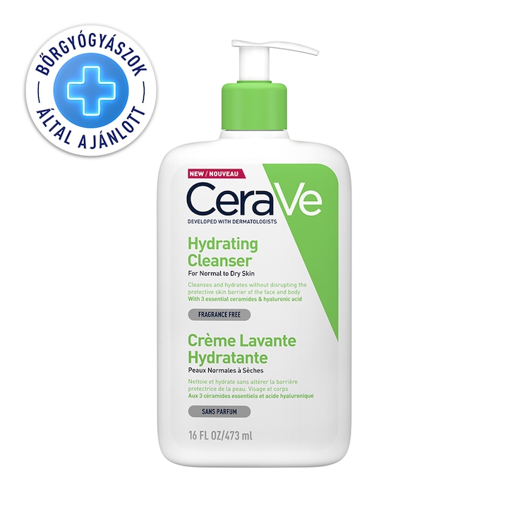 Cerave hidratáló tisztító, 473ml
