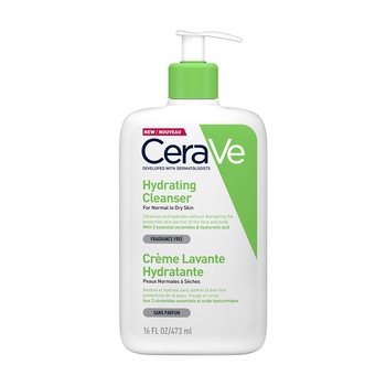 Gel de spalare hidratant CeraVe pentru piele normal-uscata, 473 ml Gel de spalare hidratant CeraVe pentru piele normal-uscata, 473 ml