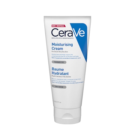 Хидратиращ крем за лице и тяло CeraVe, За суха и много суха кожа