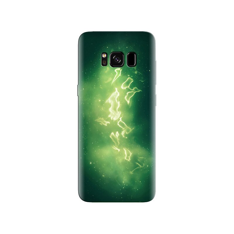 Husa Samsung S8 Abstract Green Galaxy