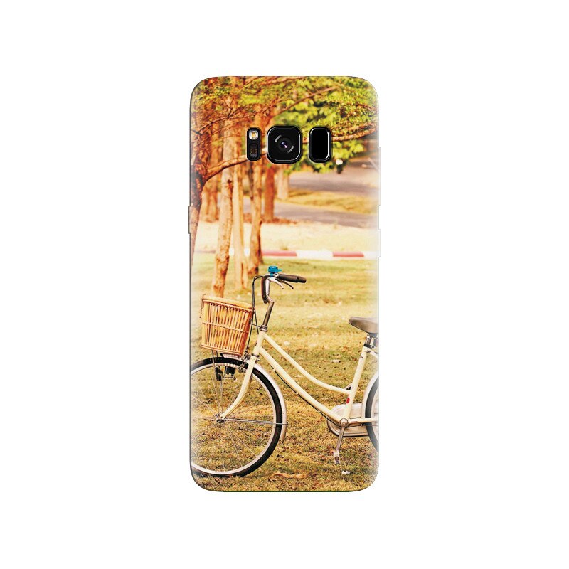 Husa Samsung S8 Bicycle In Park Photoshoot Background