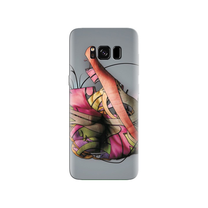 Силиконов калъф, съвместим с модел Samsung Galaxy S8 Plus - Beautiful Hand Art High Quality