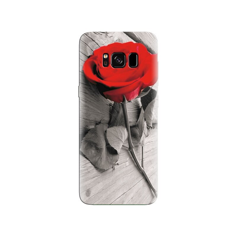 Husa Samsung S8 Plus Black And White Rose