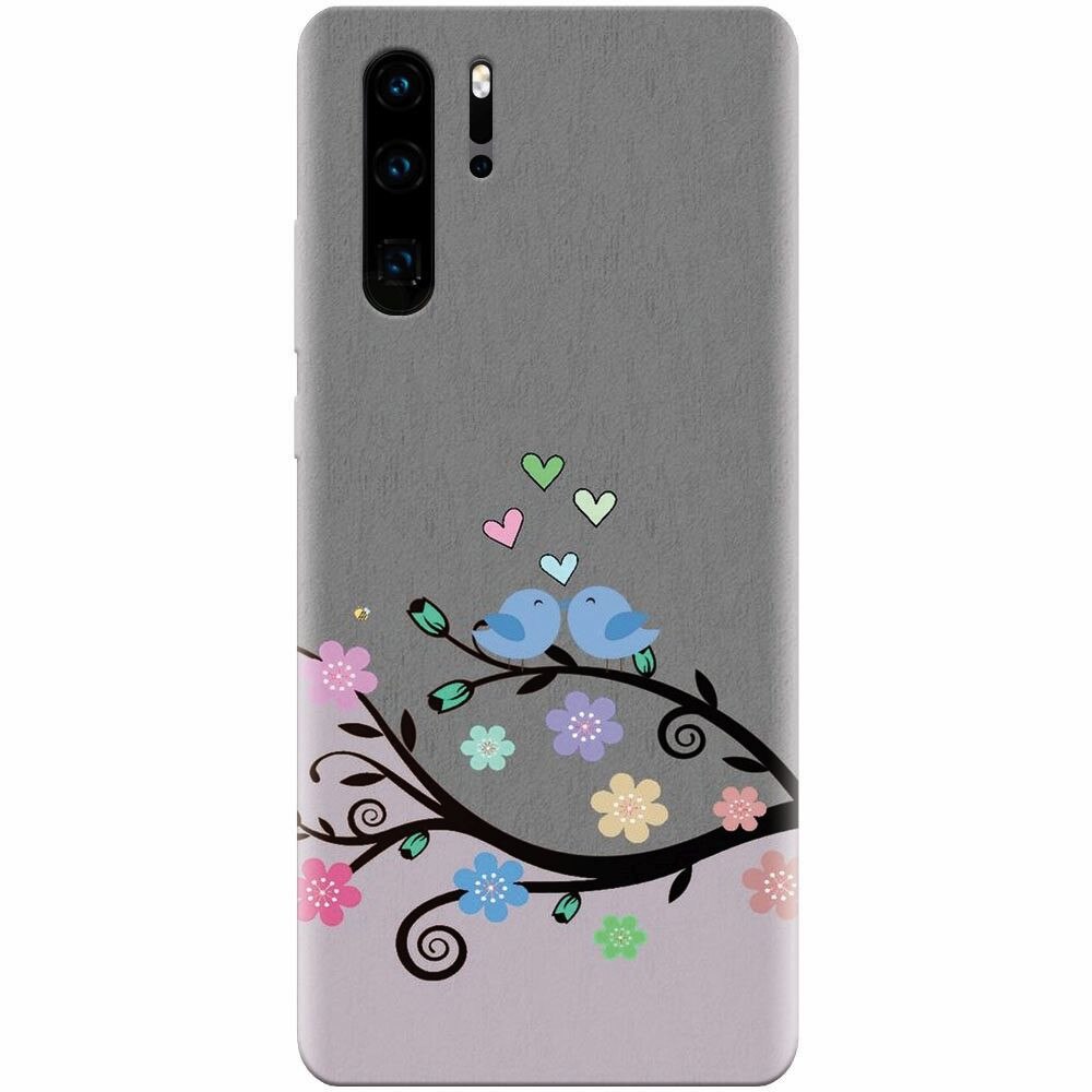 Husa silicon pentru Huawei P30 Pro, Bird Love