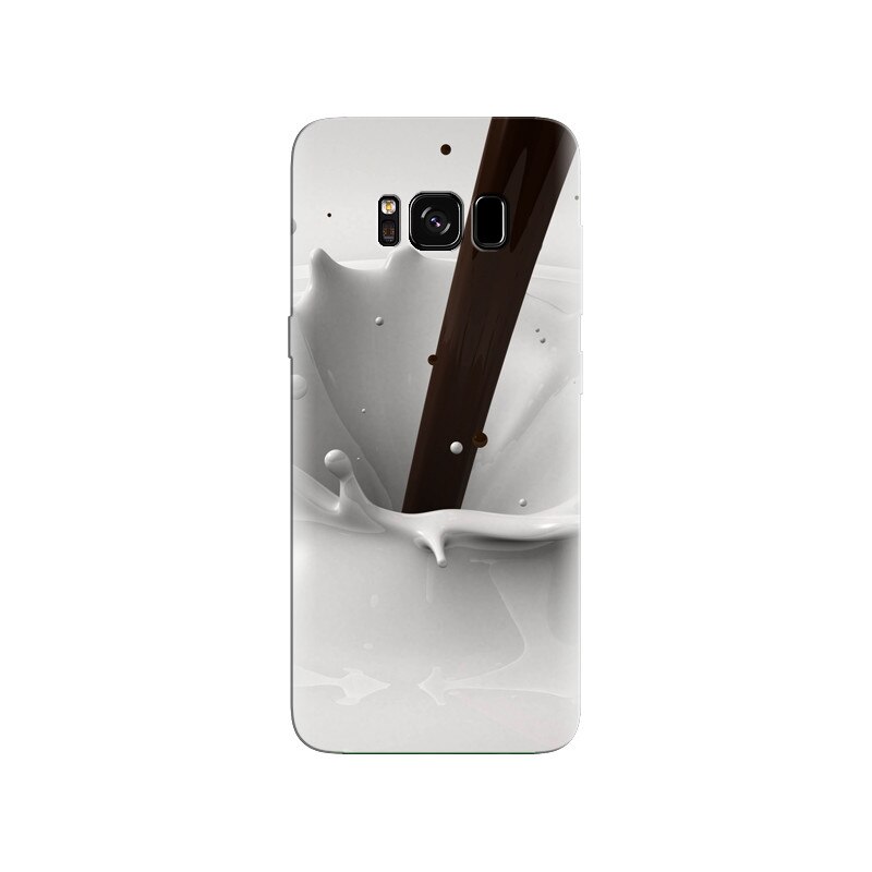 Husa Samsung S8 Black Chocolate In White Cream