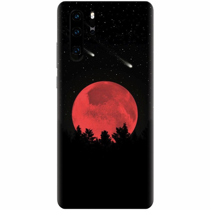 Силиконов калъф за Huawei P30 Pro, Blood Moon