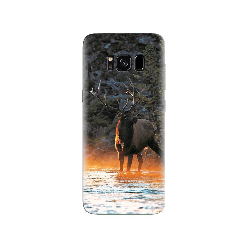 Husa Samsung S8 Deer Animal At Rivers 750 X 133