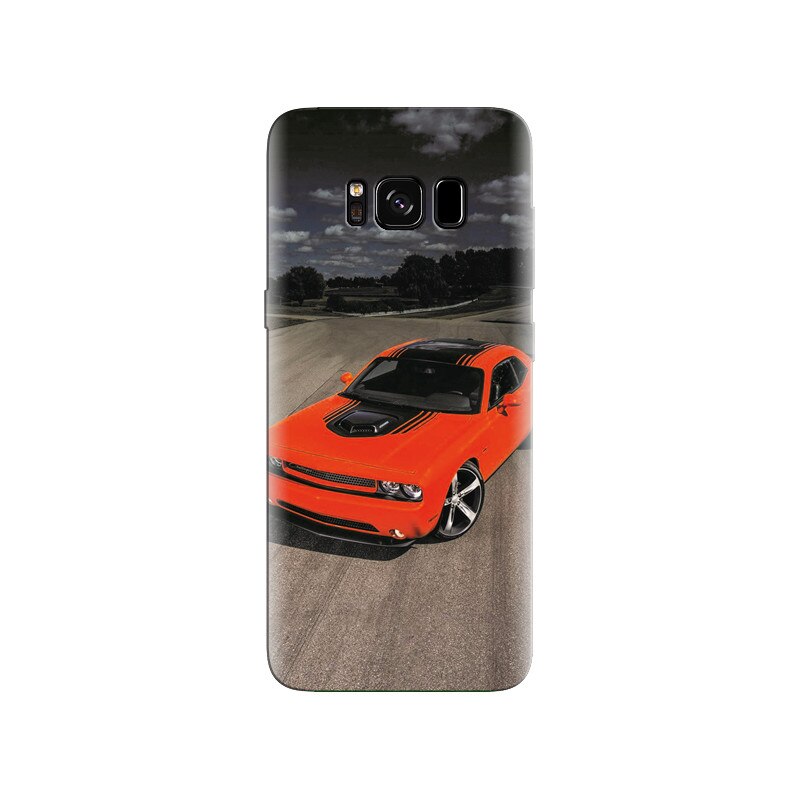 Husa Samsung S8 Dodge Challenger Orange Car